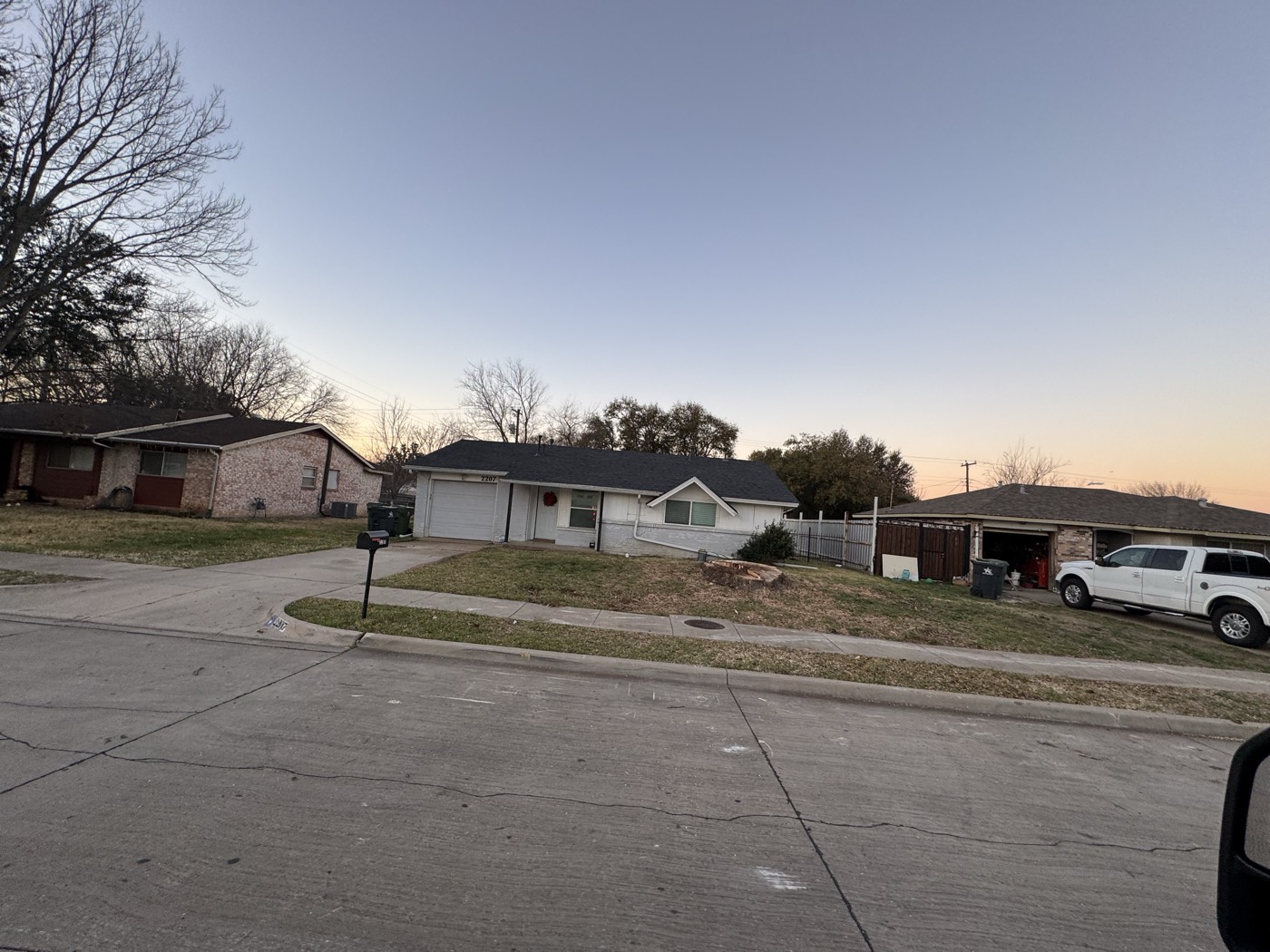 Property cleared and made safe after emergency tree removal